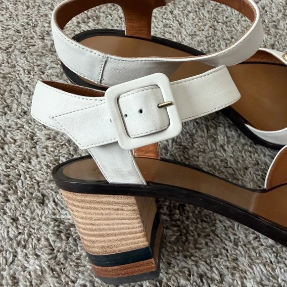 Fendi Demetra white leather heels US Size 10 - 10.5 EU 40.5 luxury classic - Picture 9 of 9